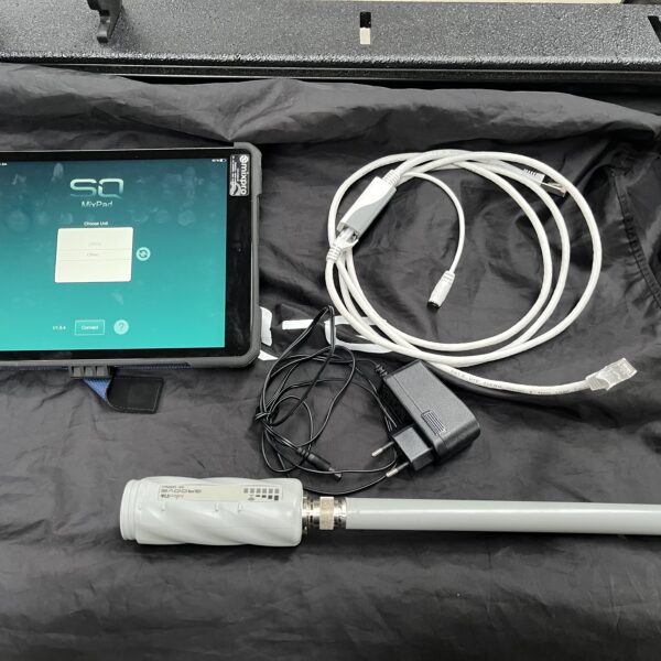 iPad og antenne til at styre SQ6 mixer